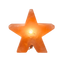 Himalaya Salt Lamp Star Shape - Pink-Global Food Hub