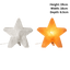 Himalaya Salt Lamp Star Shape - White-Global Food Hub