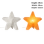 Himalaya Salt Lamp Star Shape - White-Global Food Hub