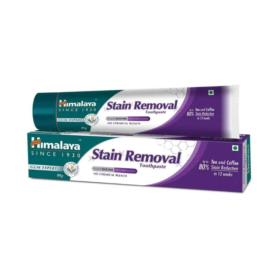 Himalaya - Stain Removal Toothpaste - 80g-Global Food Hub