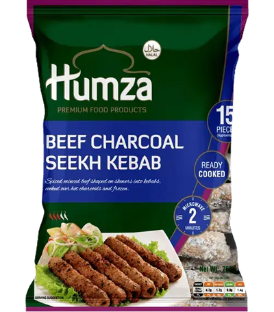 Humza Beef Charcoal Kebab - Frozen-Global Food Hub