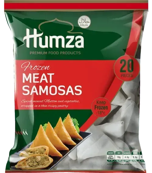 Humza Frozen Meat Samosa´s - 1.6Kgs-Global Food Hub