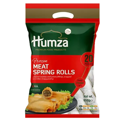 Humza Frozen Meat Spring Roll - 20pcs/650g-Global Food Hub