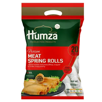 Humza Frozen Meat Spring Roll - 50pcs / 1.5Kgs-Global Food Hub