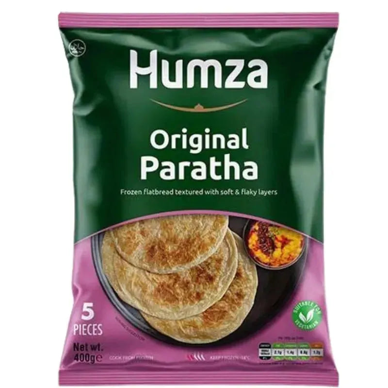 Humza Frozen Paratha Original - 5pcs (400g)-Global Food Hub