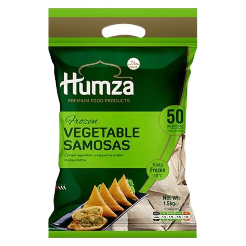 Humza Frozen Vegetable Samosa - 1.6Kg-Global Food Hub