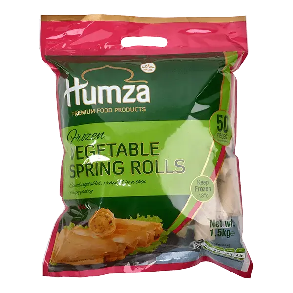 Humza Vegetables Spring Roll 50 pcs - Frozen-Global Food Hub