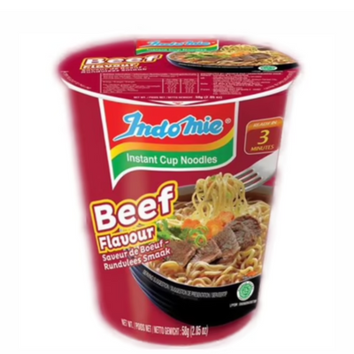 INDOMIE Noodle Cup Beef-58 grams-Global Food Hub