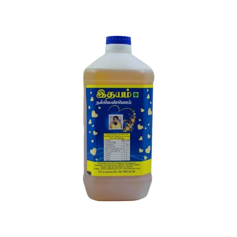 Idhayam Gingely Oil (Sesame Oil) - 1 Litre-Global Food Hub