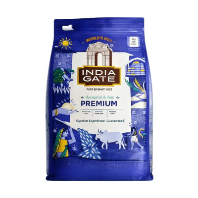 India Gate Premium Basmati Rice - 5Kg-Global Food Hub