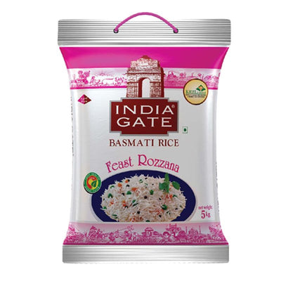 India Gate Rozana Everyday Basmati Rice-5 Kgs-Global Food Hub