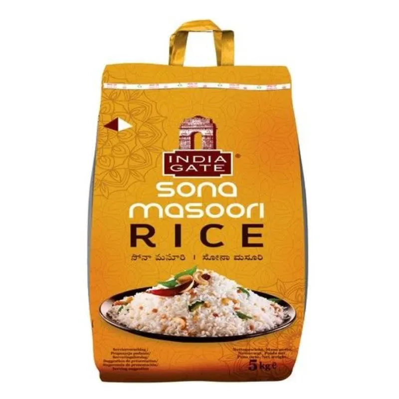 India Gate Sona Masoori Rice - 10Kgs-Global Food Hub