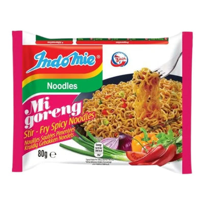 Indomie Noodle Mi Goreng Pedas Stir Fry Spicy Noodles - 80g-Global Food Hub