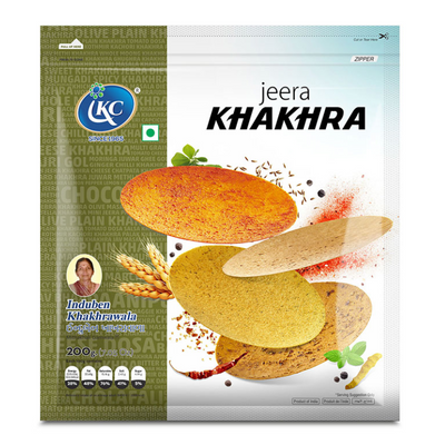 Induben Jeera Khakhra-200 grams-Global Food Hub