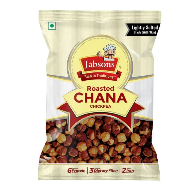 Jabsons Black Salted Roasted Chana - 200g-Global Food Hub