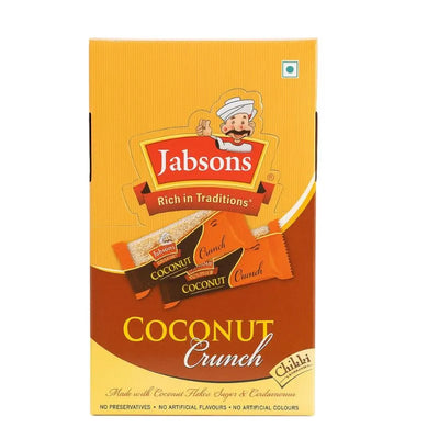 Jabsons Chikki Coconut Crunch - 600g (20X30g)-Global Food Hub
