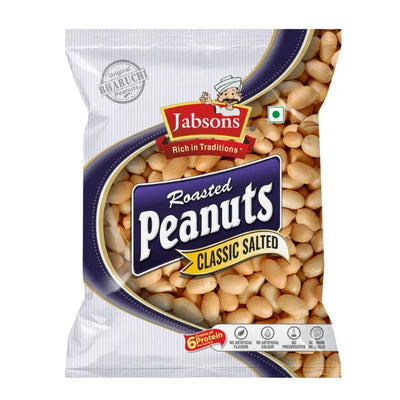 Jabsons Classic Salted Roasted Peanuts - 160g-Global Food Hub