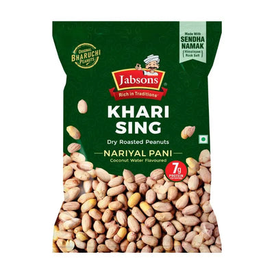 Jabsons Coconut Water Khari Sing Roasted Peanuts - 200g-Global Food Hub