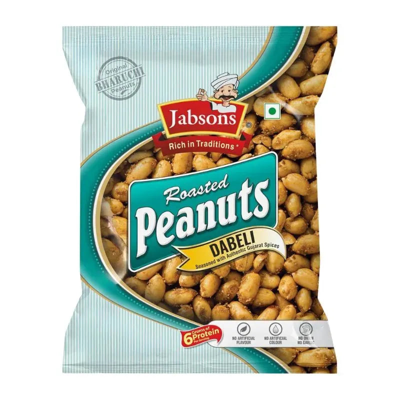 Jabsons Dabeli Roasted Peanuts - 140g-Global Food Hub