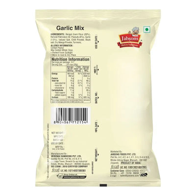 Jabsons Garlic Mix Namkeen - 200g-Global Food Hub