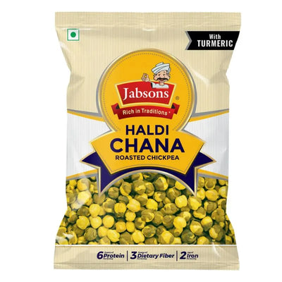 Jabsons Haldi Roasted Chana - 200g-Global Food Hub