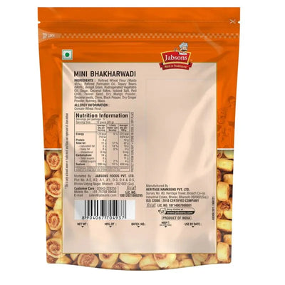 Jabsons Mini Bhakharwadi - 160g-Global Food Hub