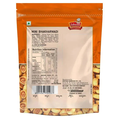 Jabsons Mini Bhakharwadi - 160g-Global Food Hub
