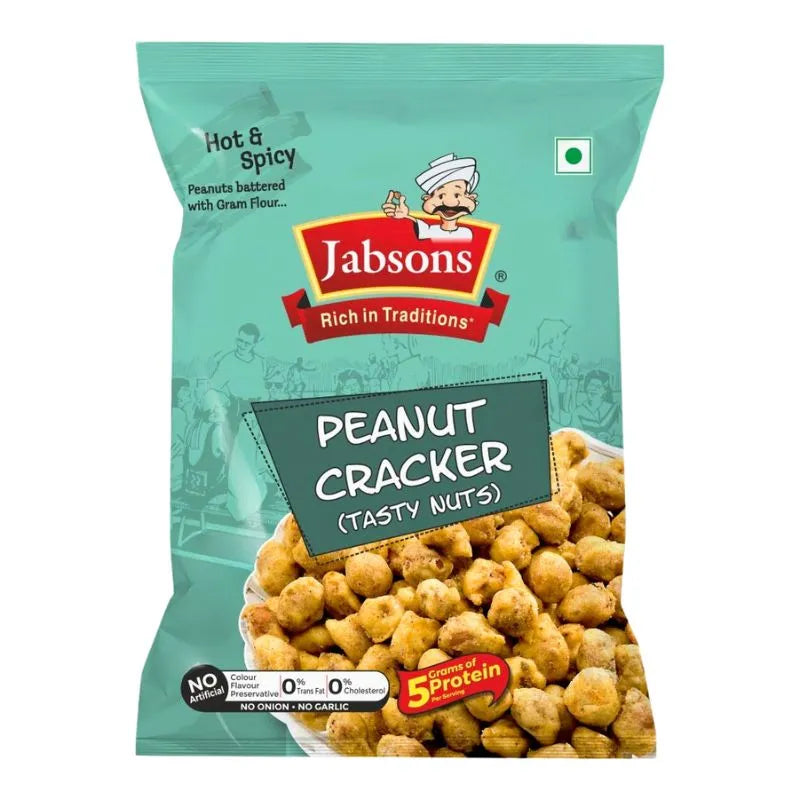 Jabsons Namkeen-Peanut Cracker - 140g-Global Food Hub