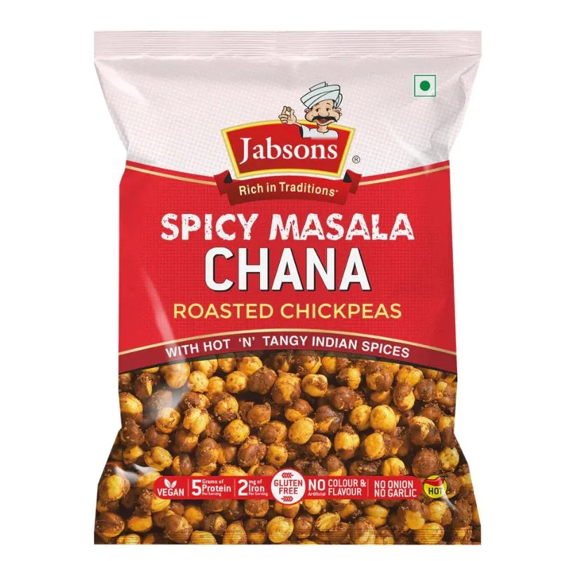 Jabsons Spicy Masala Roasted Chana - 150g-Global Food Hub