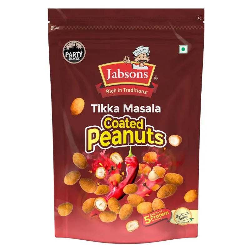 Jabsons Tikka Masala Coated Peanut - 400g-Global Food Hub