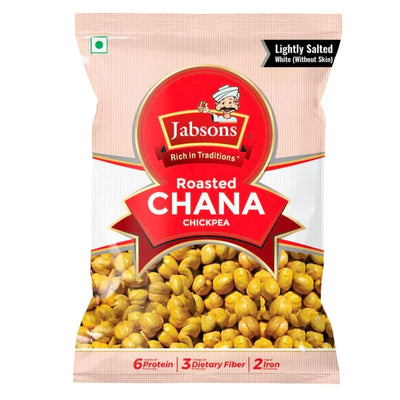 Jabsons White Salted Roasted Chana Chickpea - 200g-Global Food Hub
