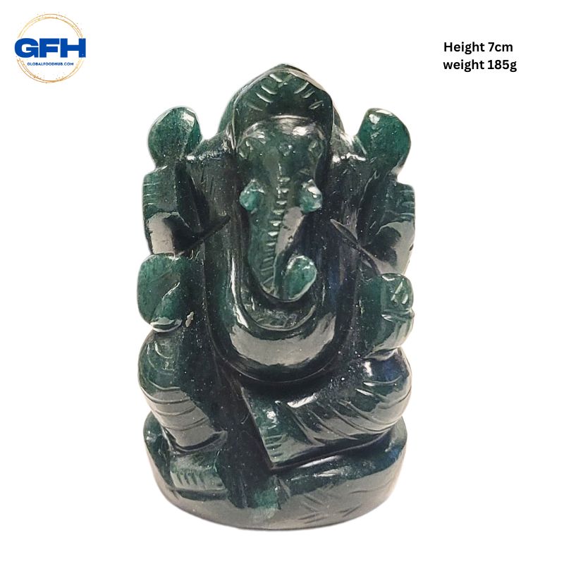 Jade Stone Ganesha Comes With Certificate-Global Food Hub