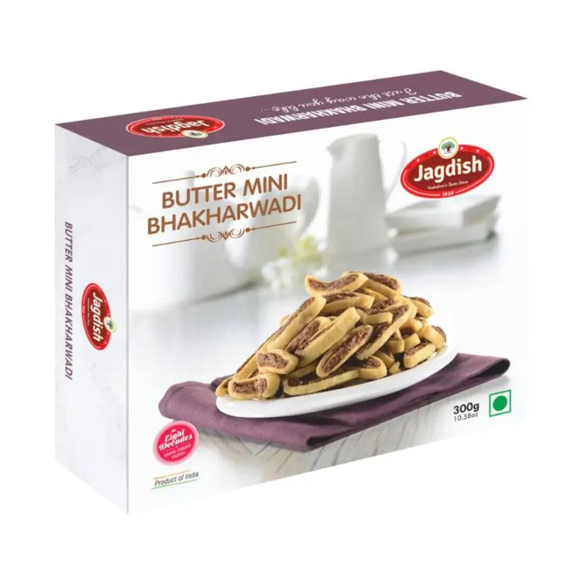 Jagdish Butter Mini Bhakharwadi-300 grams-Global Food Hub