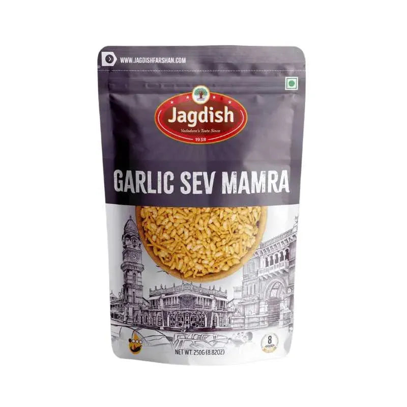 Jagdish Garlic Sev Mamra - 250g-Global Food Hub