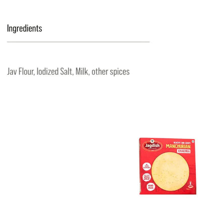 Jagdish Manchurian Khakhra - 200g-Global Food Hub
