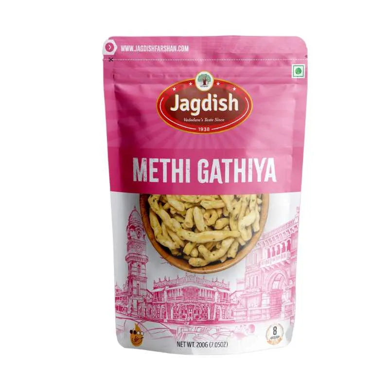 Jagdish Methi Gathiya-250 grams-Global Food Hub