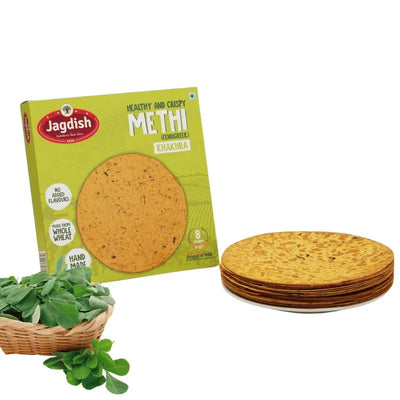 Jagdish Methi Khakhara-200 grams-Global Food Hub