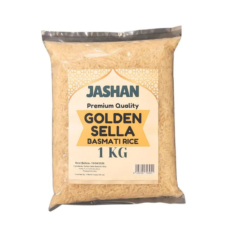 Jashan Golden Sella Basmati Rice-1 Kg-Global Food Hub