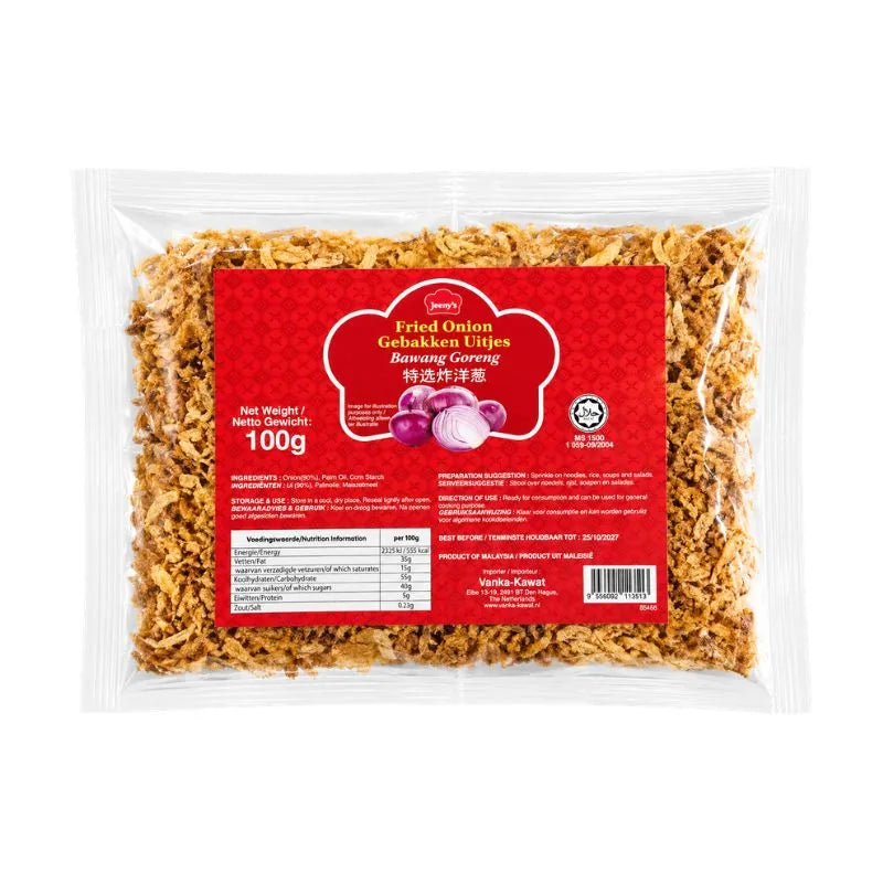 Jeeny's Gebakken Uitjes / Fried Onions - 100g-Global Food Hub