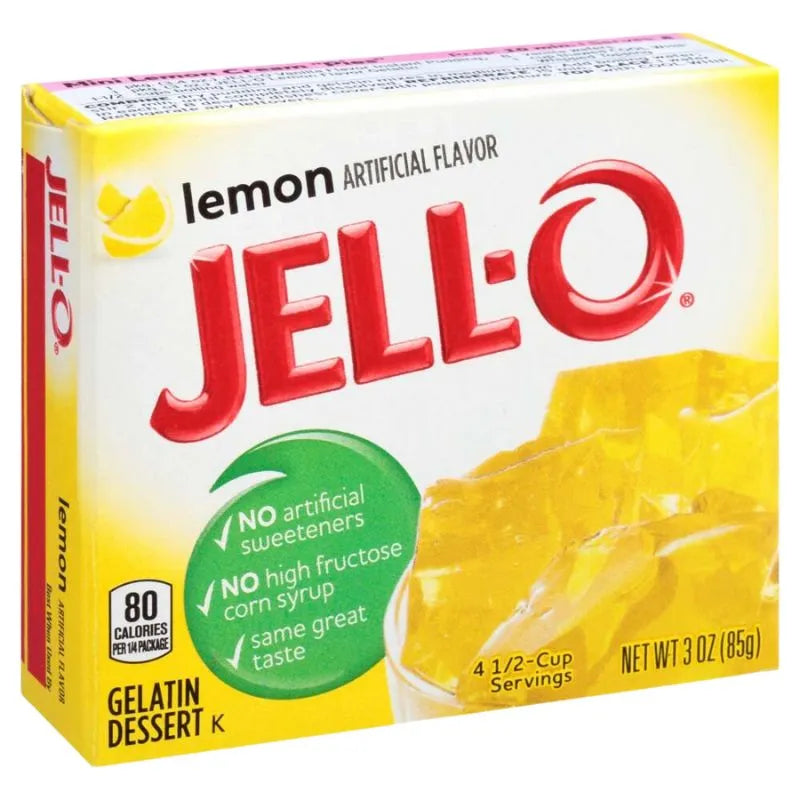 Jell-O Gelatin Lemon - 85gms-Global Food Hub