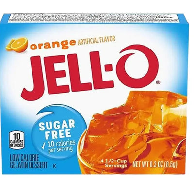 Jell-O Gelatin Orange Sugar free-85 grams-Global Food Hub