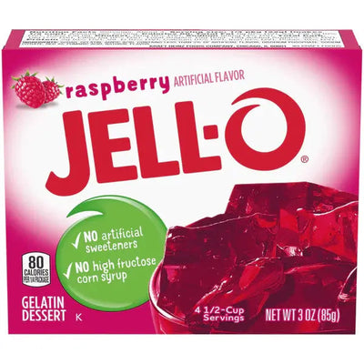 Jell-O Gelatin Raspberry - 85gms-Global Food Hub