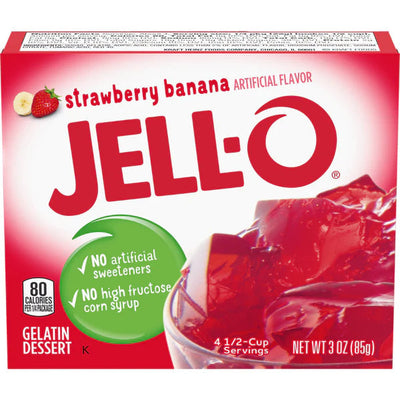 Jell-O Gelatin Strawberry Banana - 85gms-Global Food Hub