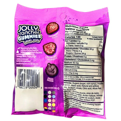 Jolly Rancher Gummies Sours Berries - 182g-Global Food Hub