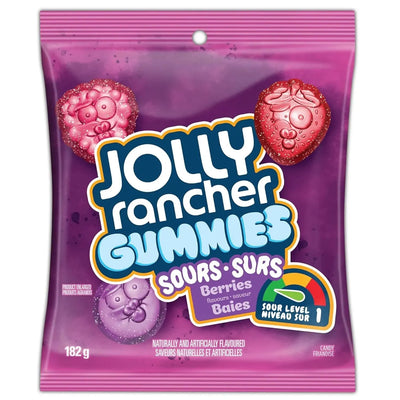 Jolly Rancher Gummies Sours Berries - 182g-Global Food Hub