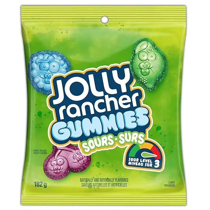 Jolly Rancher Gummies Sours Original - 182g-Global Food Hub