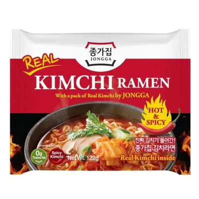 Jongga Instant Noodles Kimchi Ramen - 122g-Global Food Hub