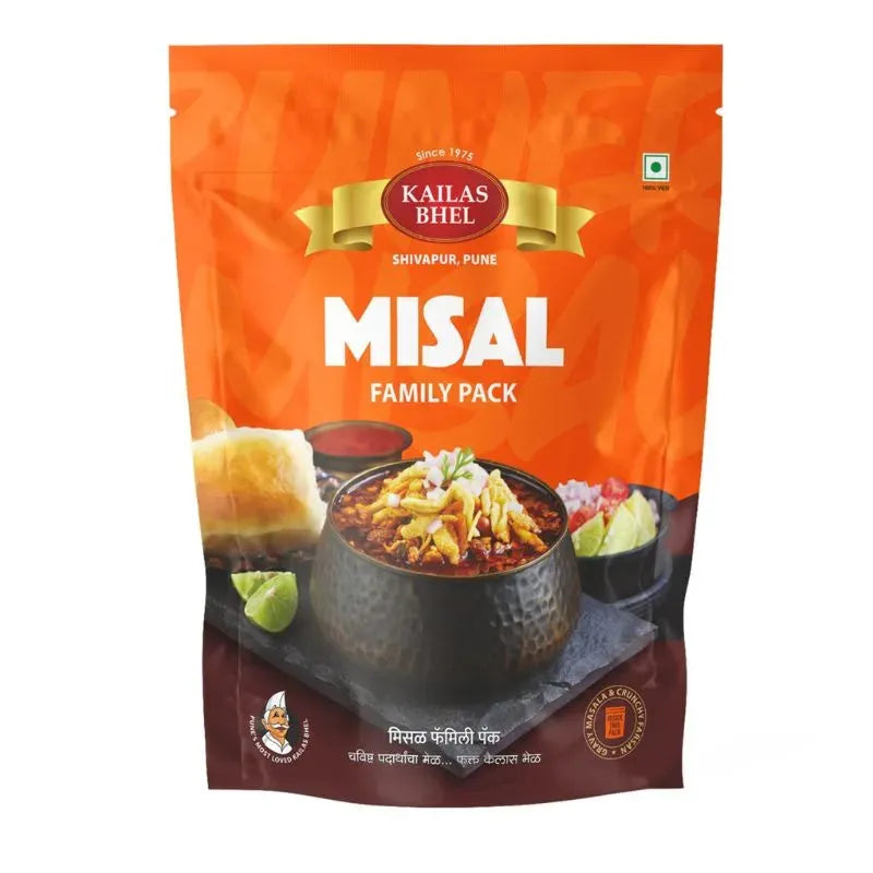 Kailash Bhel Special Misal Family Pack - 400g-Global Food Hub