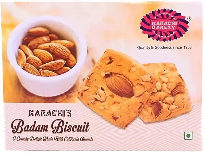 Karachi Bakery Vegan Almond Biscuits - 400g-Global Food Hub