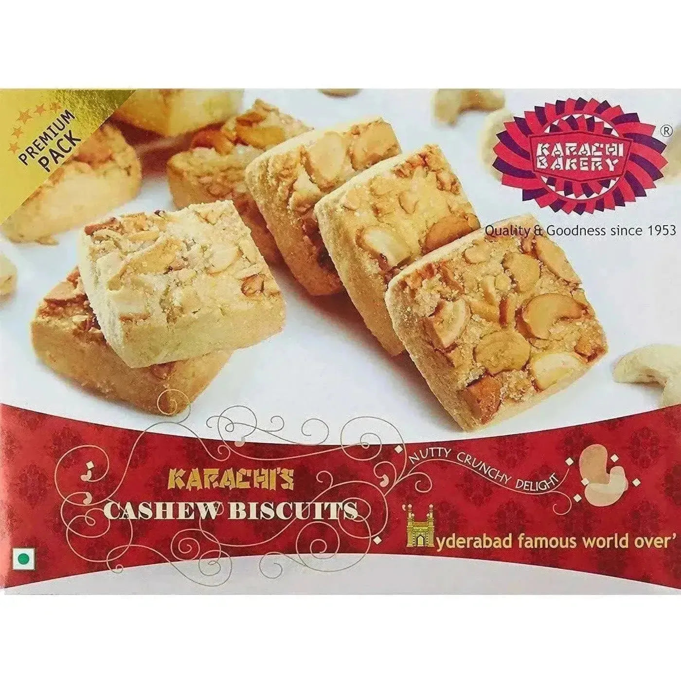 Karachi Bakery Vegan Cashew Biscuits - 400g-Global Food Hub